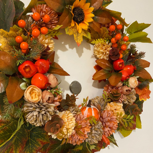 Sonbahar Kapı Süsü